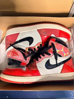 Air Jordan 1 High Red White Black Sneakers