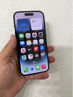 iPhone 14 Pro 128gb black color unlocked for all carrier minor wear on back
