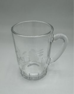 Replacement Vintage Princess House Heritage Crystal Mini coffee mug/shot/glass beer made in France
