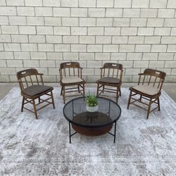 1930s Antique Vintage Mid Century Modern Chairs 