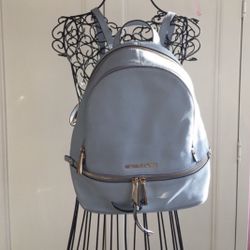 Michael Kors Blue Backpack Purse 