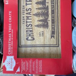 Christmas Tree Crate