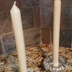 Antique Candle Holders-set Of 2
