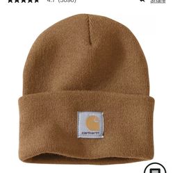 Carhartt Brown Beanie 