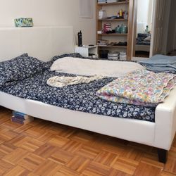 Bed Frame With Headboard - King Size 