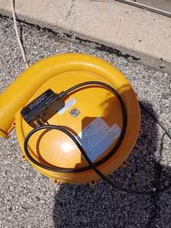 Bouncer house air inflater