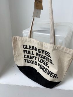 Estate Sale - 4 THINGS 'TEXAS FOREVER' TOTE BAG