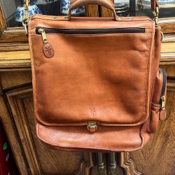 Frye Leather Messenger Bag 