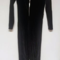 Size Small Black Velvet Cat Outfit