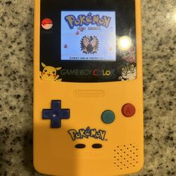 1998 Nintendo Gameboy Color Pokémon Special Pikachu Edition  