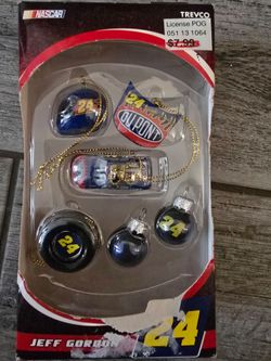 Vintage collectible Jeff gordon Nascar ornaments