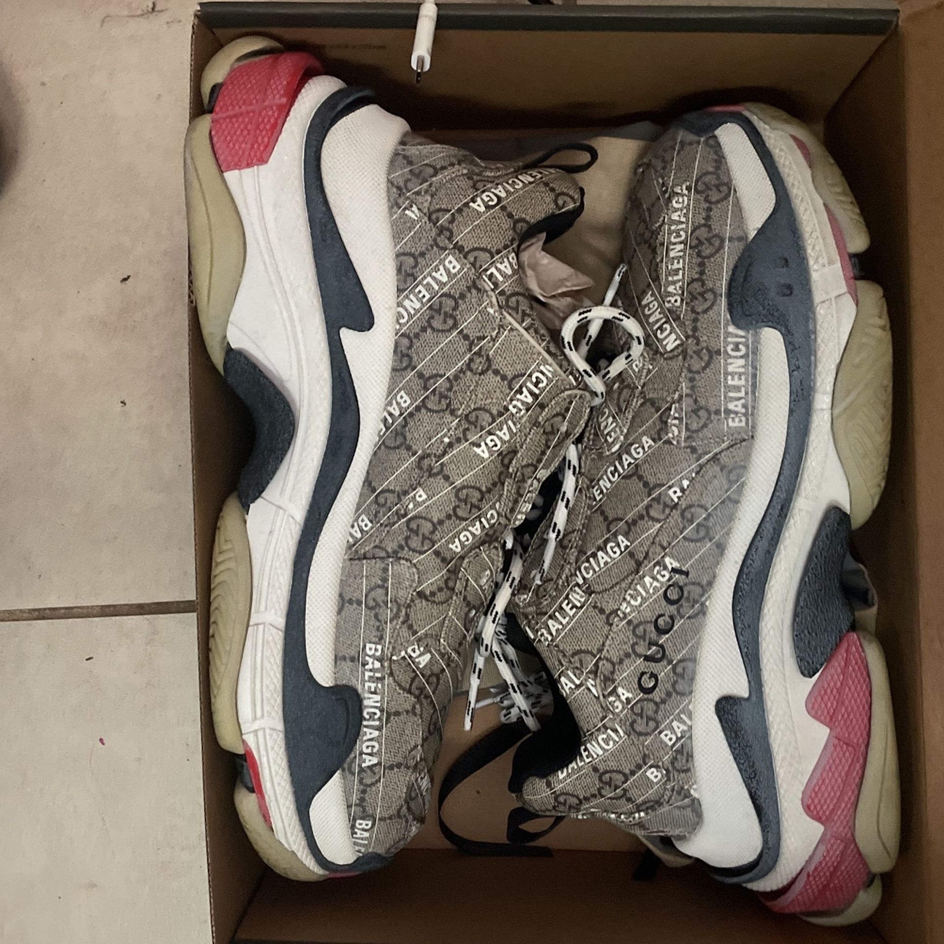 gucci x balenciaga havker project size 43