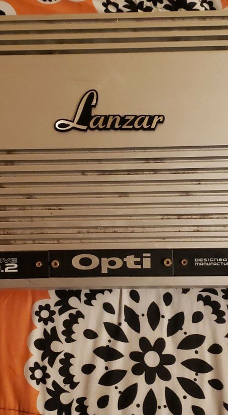 OLD School Lanzar Optidrive 200.2 2 channel amplifier,USA,Zed Audio,USA
