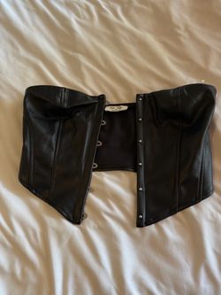 Leather Corset Top