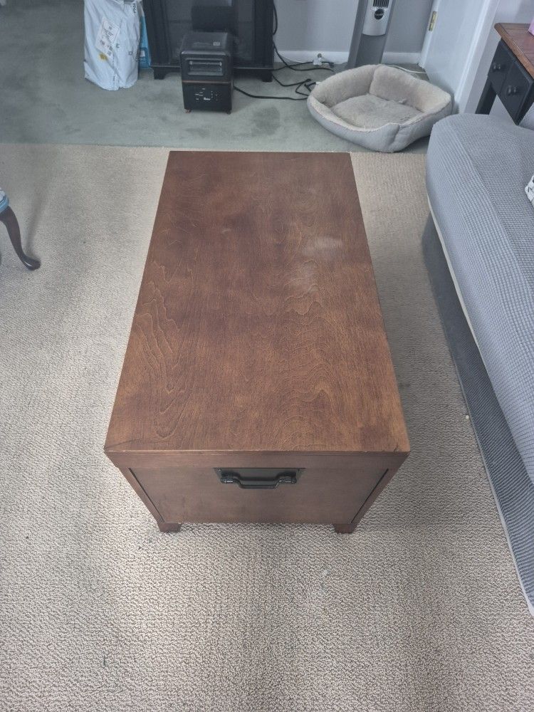 Wood Storage Chest
