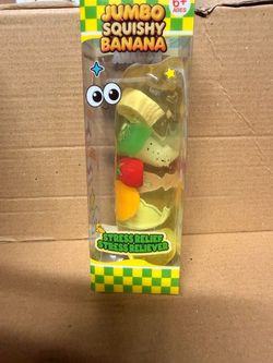 Jumbo Squishy Banana Stress Relief Toy