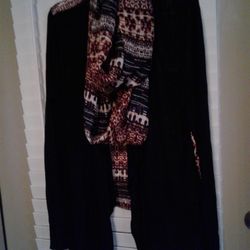 BRAND NEW - MATCHING SHIRT JACKET & INFINITY SCARF $10.