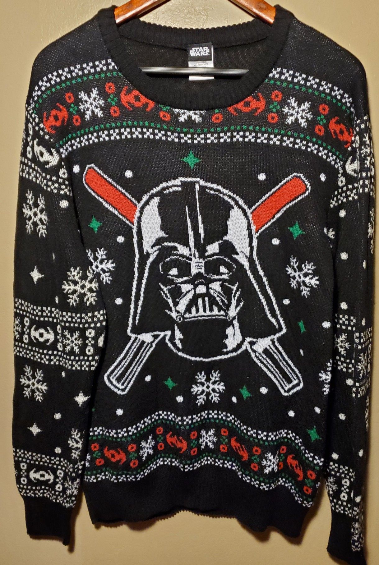 STAR WARS Holiday Sweater Men's Size Large