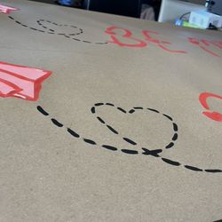 Valentine  Painted Banners For Your Pookie 