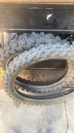 DUNLOP DIRT BIKE TIRES $40 for both