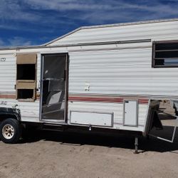 Two Fifth Wheel Travel Trailers 