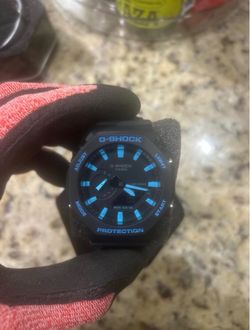 Casio G-Shock Black Watch Blue Accents
