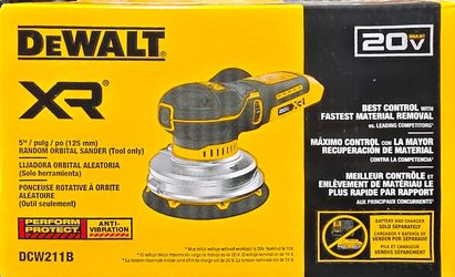 Dewalt 20v xr 5" random Orbital Sander