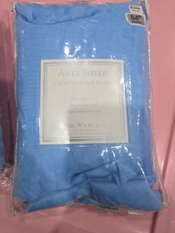 Sheer Panels baby blue