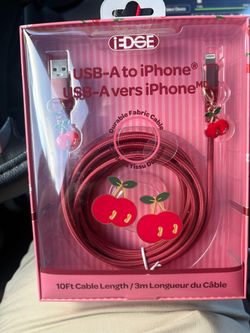 iEdge USB-A to iPhone Lightning Cable 10ft