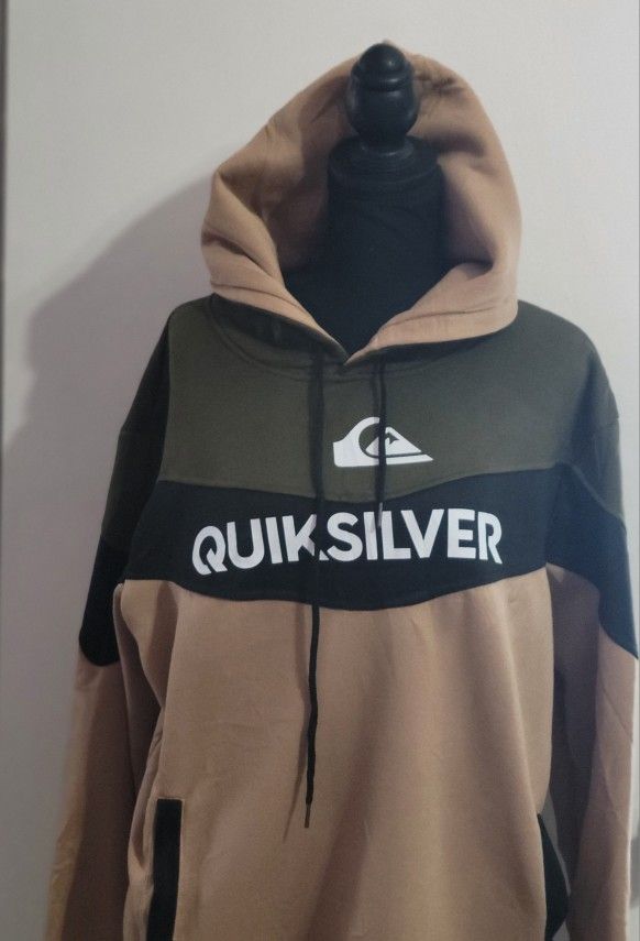 Men X- Small Green And Khaki Hoddie Sweatshirt