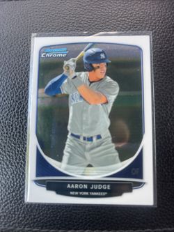2013 Aaron Judge Bowman Chrome Rookie Card 