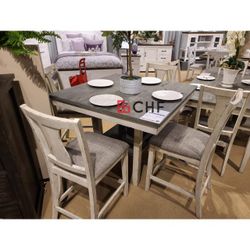 5 Pc Counter Height Dining Table Set 