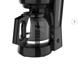 12 Cup Coffee Maker Black Drip Brewer with Glass Carafe Kitchen Counter Coffee Pot