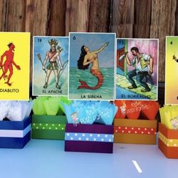 Loteria Theme | Loteria Game Night | Birthday Party Centerpiece Decoration | Loteria Party | Loteria Theme Centerpiece 