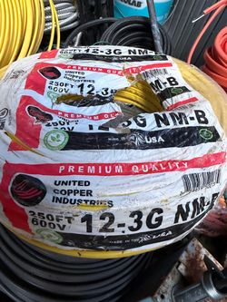 250 ft 12,3G NA-B electrical wire 600 V