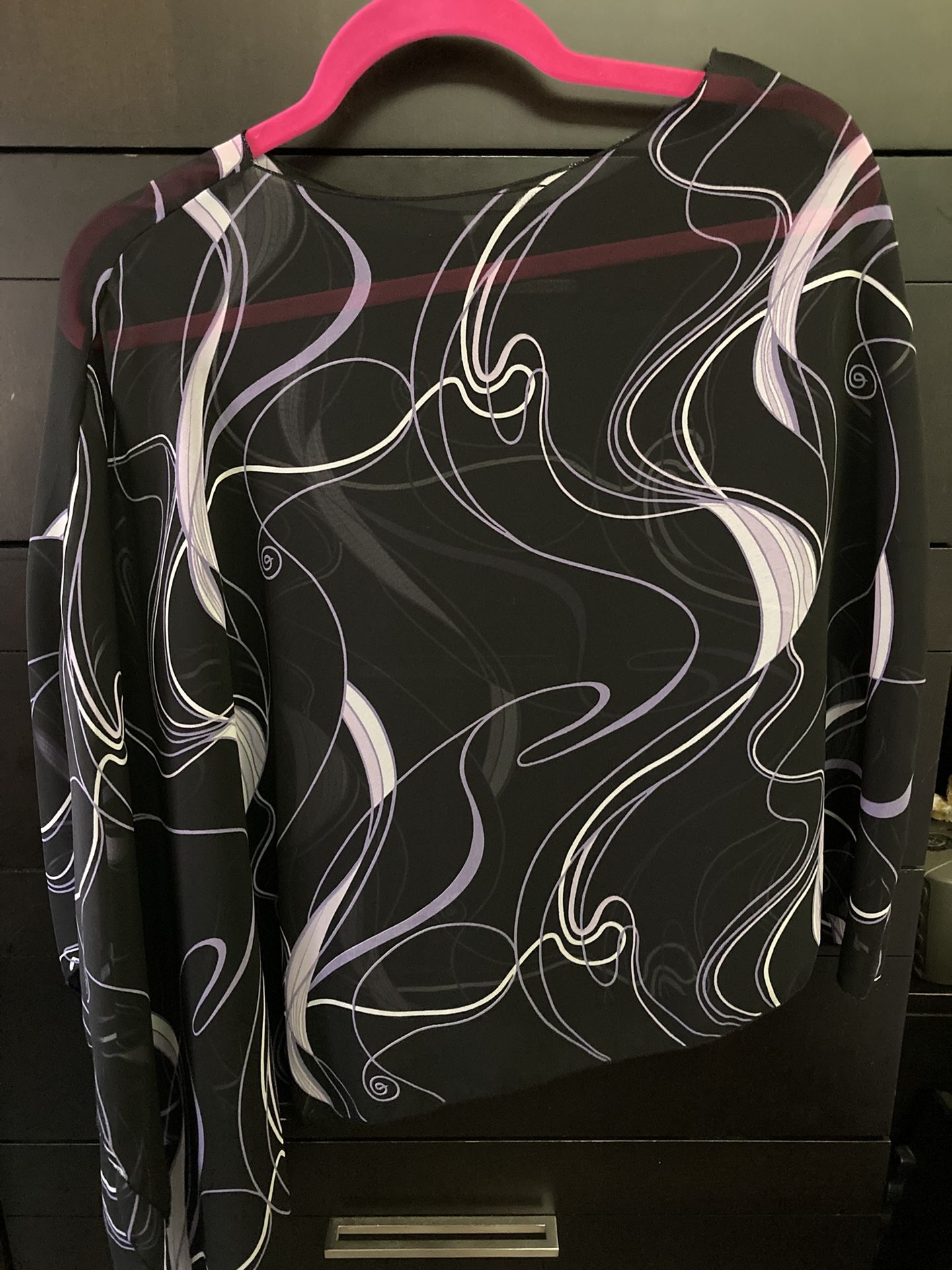 Artistic Poncho-Style Top - One-Arm Wonder