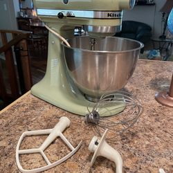 Vintage Kitchen Aid Mixer Green 