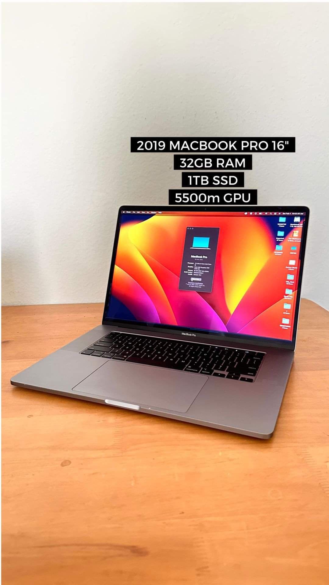 ジャンク】MacBook Pro 2019 16inch 32GB 512GB MacBook Pro 2019 16