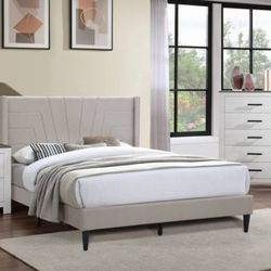 Queen Bed Frame With Mattress 