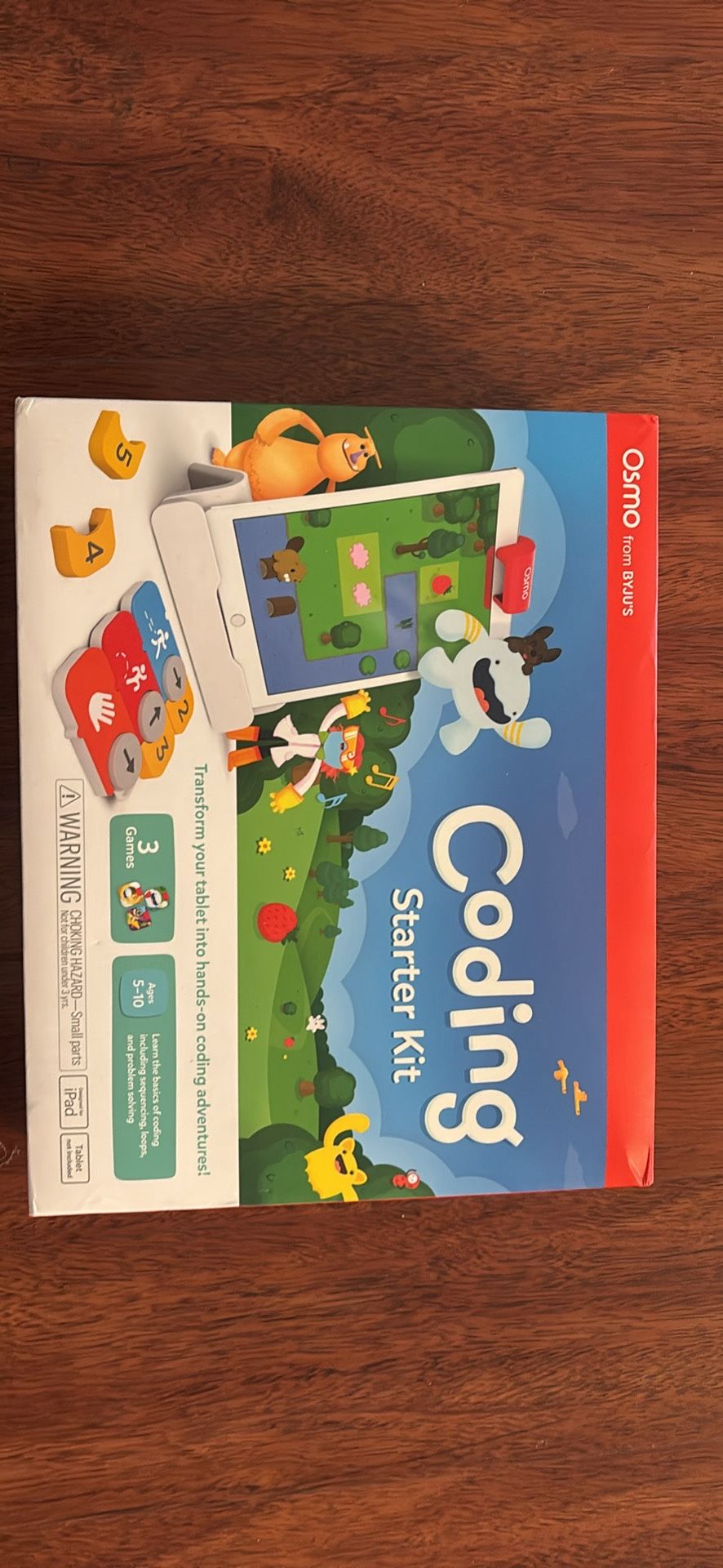 Osmo - Coding Starter Kit Plus Monster for iPad - 3 Educational Learning Games - Ages 5-10+ - Learn to Code, Coding Basics & Coding Puzzles - STEM Toy