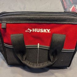 Husky 12 Inch Carry Bag With Some Tools