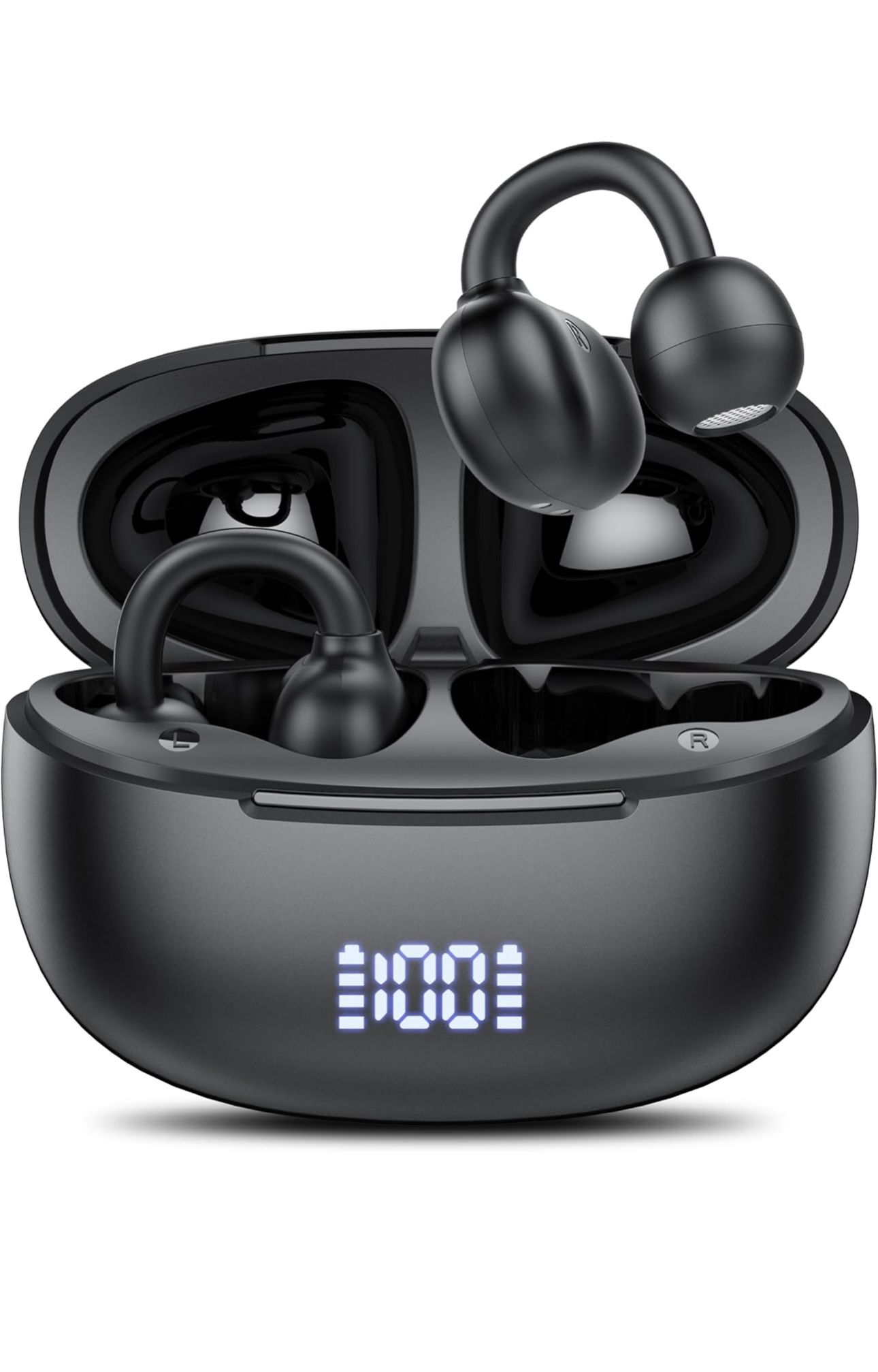 Bluetooth 5.4 Wireless Headphones with Clip