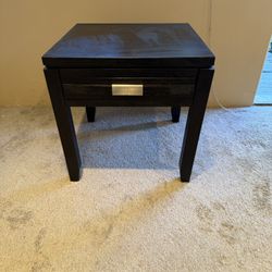 Dark Chocolate End Table / Night Stand 
