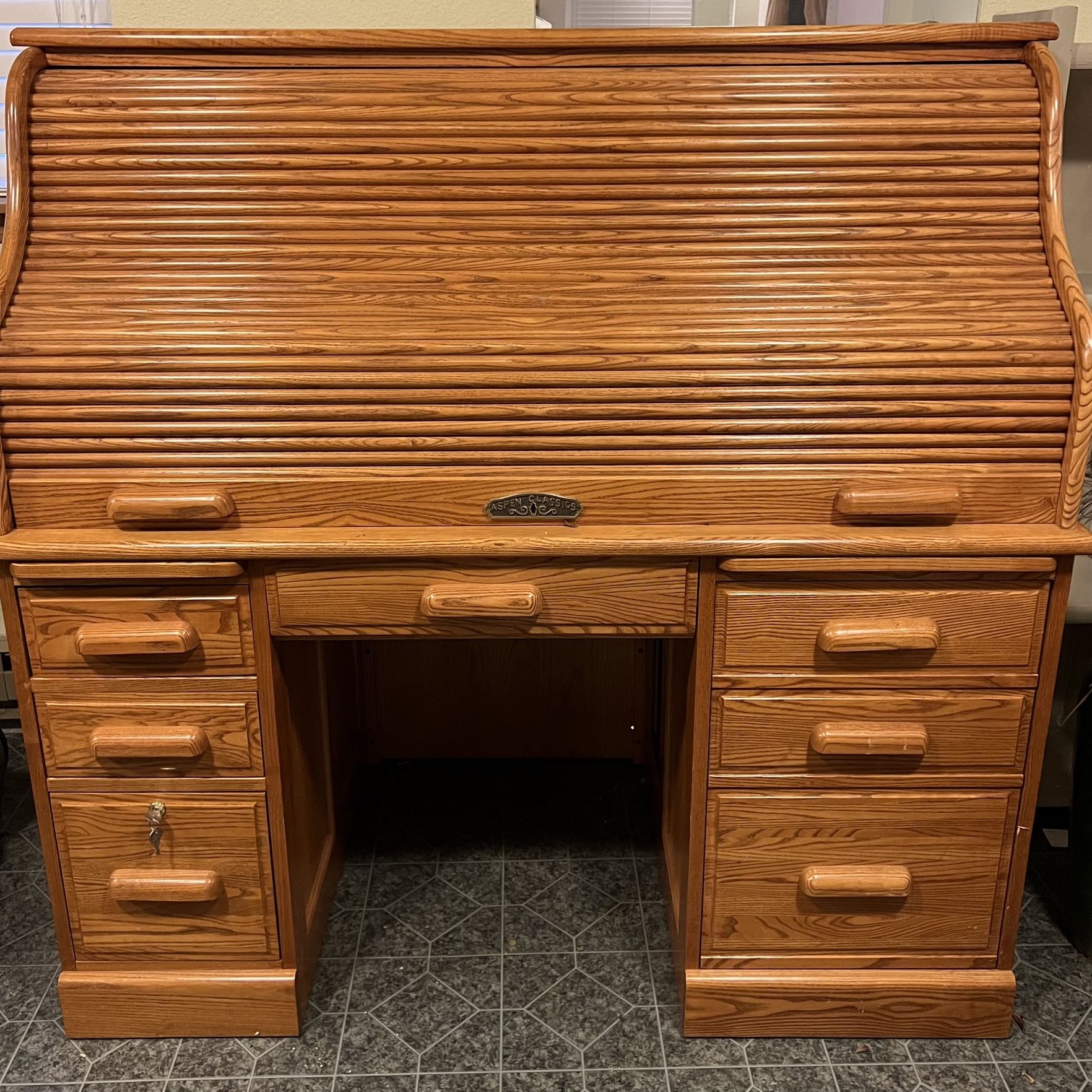 Aspen classic roll top desk online