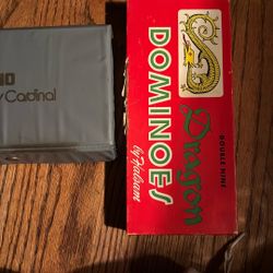 Vintage Dominoes  Dragon  By Halsam And Cardinal 