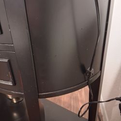 Black 2 drawer Accent Cabinet