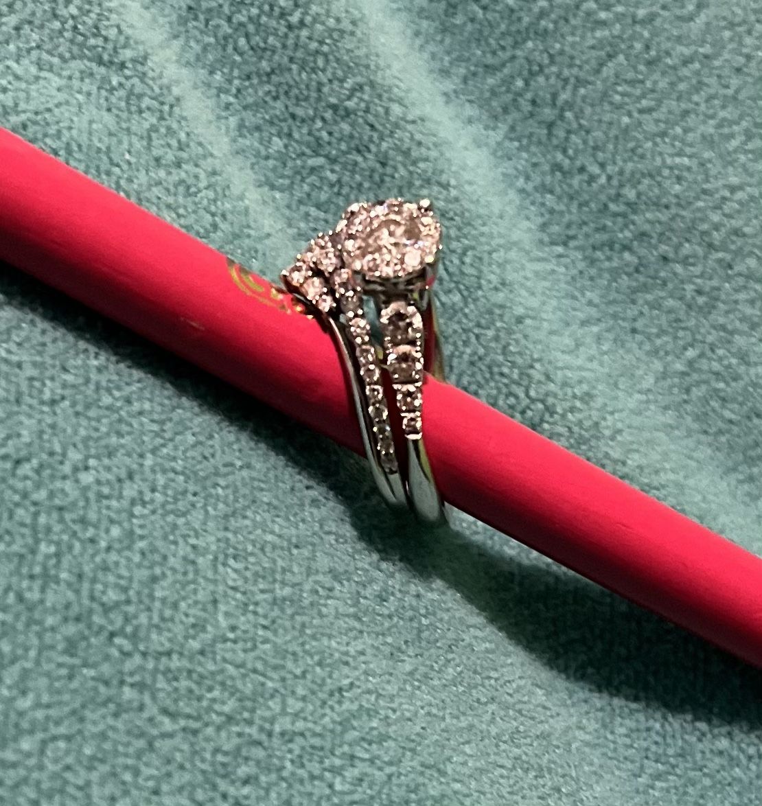 Two Diamond Rings (14k)