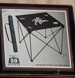NIB, Jackson State foldable tailgate table