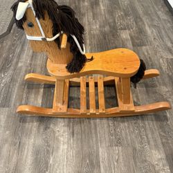 Wooden Rocking Horse