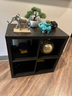 Shelf unit, black-brown, 30 1/8x30 1/